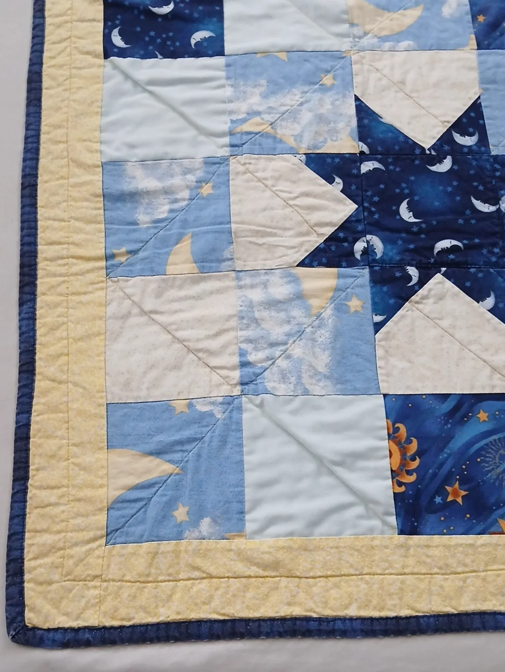 Homemade Celestial Mini Quilt